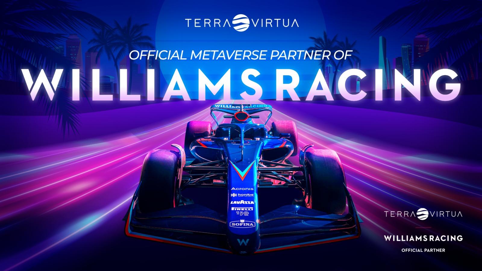 Terra Virtua Joins Williams Racing As Official Metaverse Partner