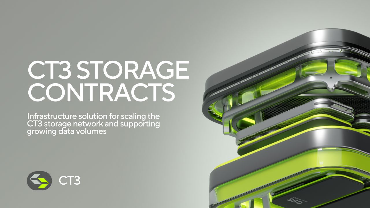 CT3 Announces Dedicated Storage Contracts to Expand Decentralized Storage Infrastructure